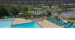 Desktop Screenshot of lakecrestapartments-prg.com